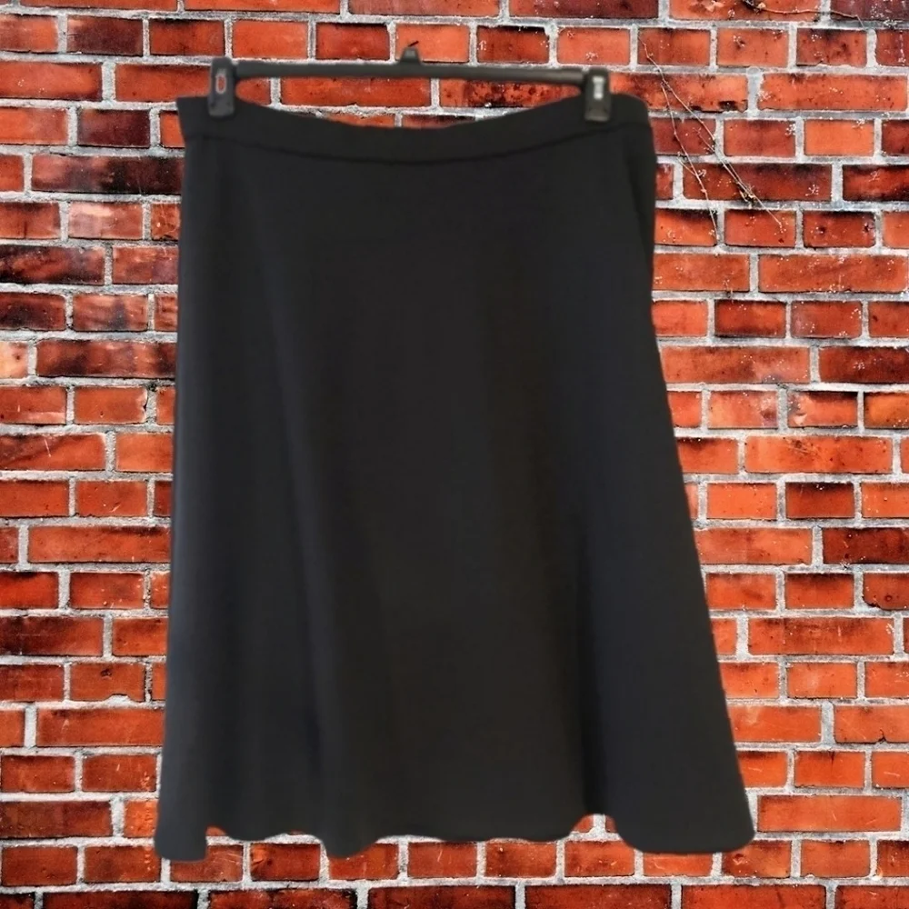 LANE BRYANT Modest Pullover Black A-LINE MIDI skirt sz 26 28